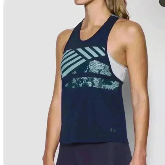 UNDER ARMOUR  LOOSE FIT UNDER ACTIVEWEAR RACERBACK TANK - Picture 2 of 8